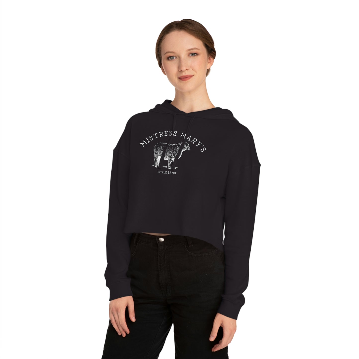 The little lamb | Cropped Hoodie