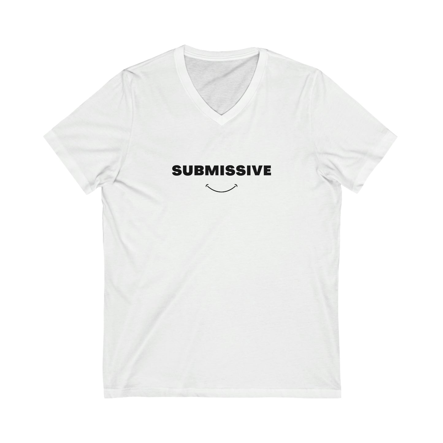 The submissive Smile | Relaxed Fit V-Neck Tee