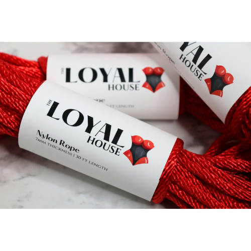 Red Rope (Soft Nylon) - 30'