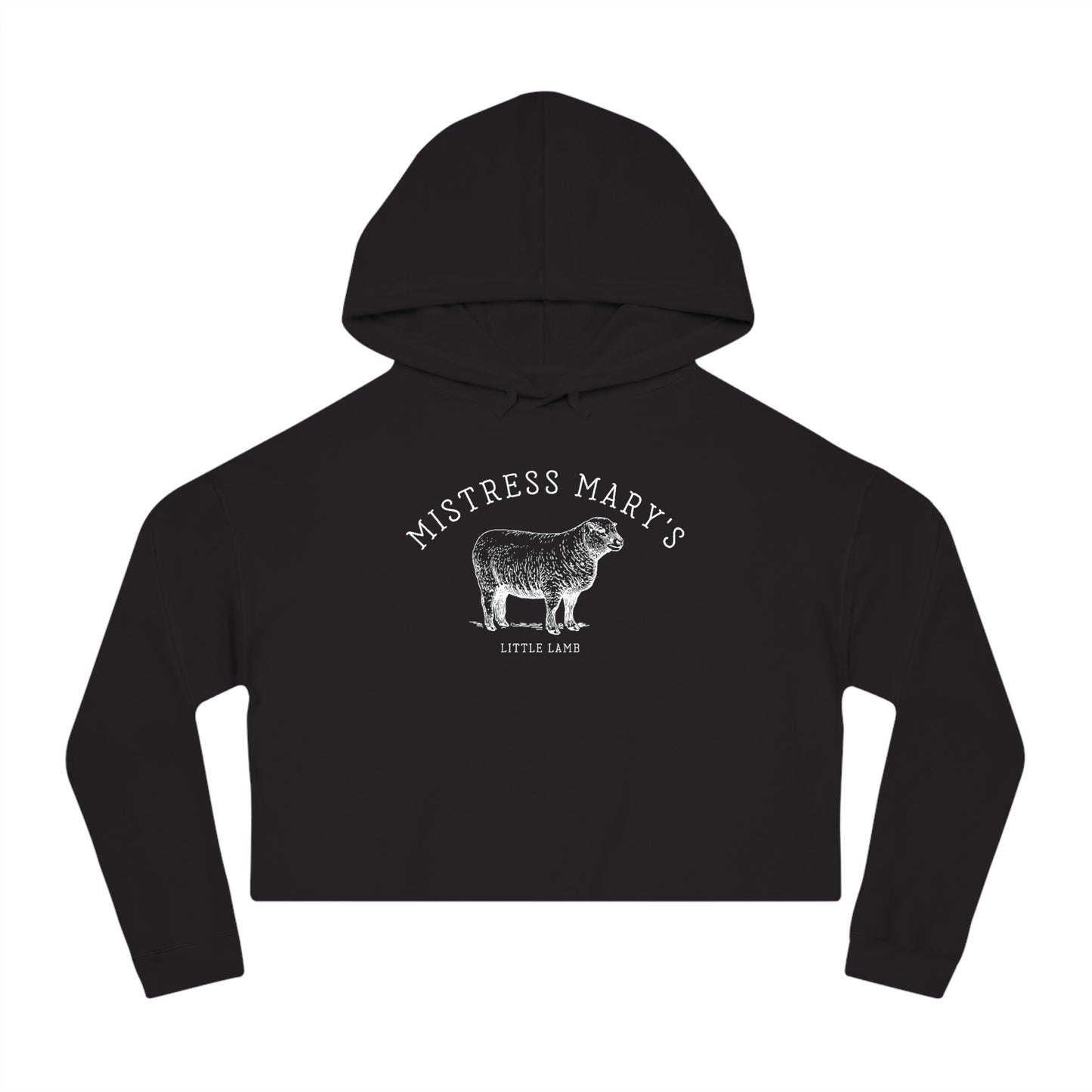 The little lamb | Cropped Hoodie