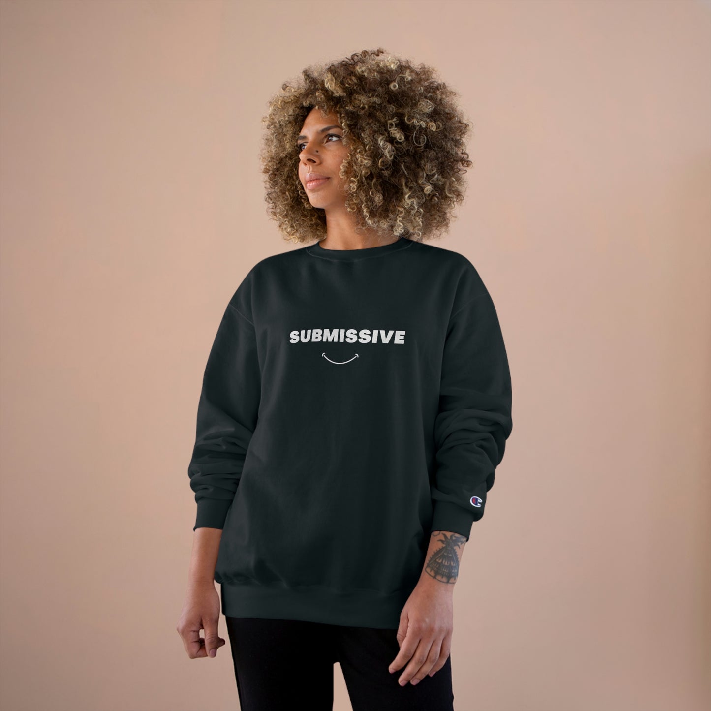 The submissive Smile | Champion Sweatshirt