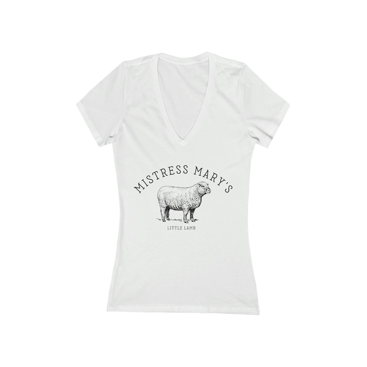 The little lamb | Fitted V-Neck Tee