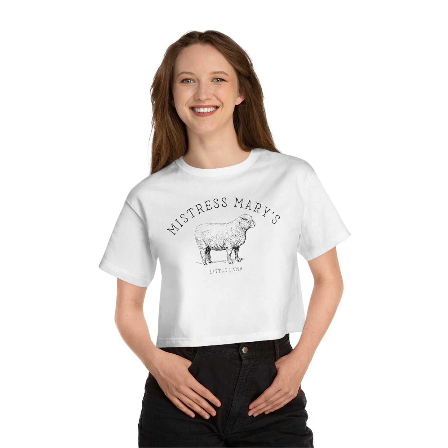 The little lamb | Champion Cropped T-Shirt