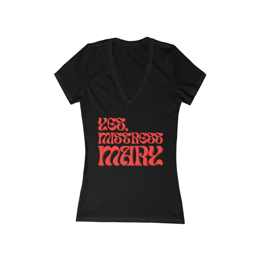 The Yes | Fitted V-Neck Tee