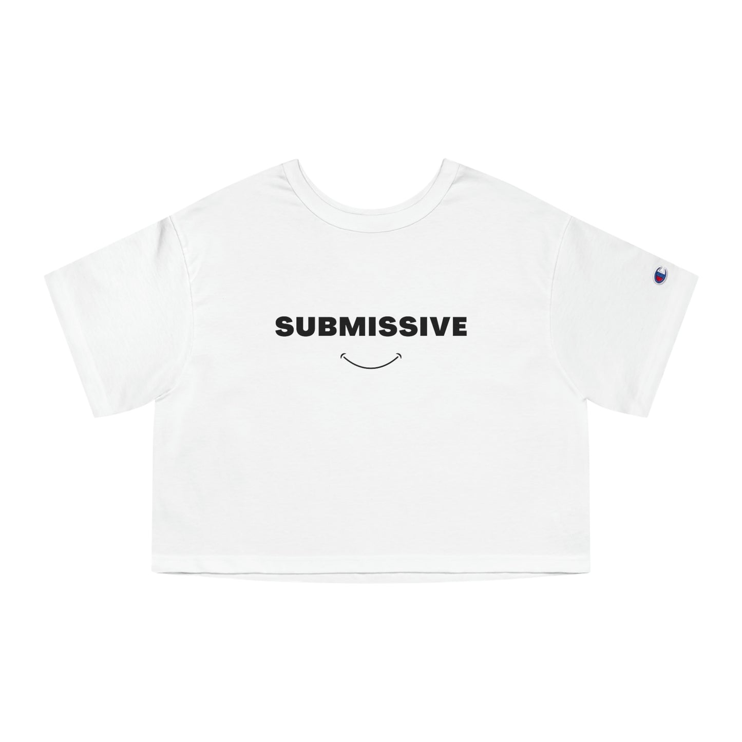 The submissive Smile | Champion Cropped T-Shirt
