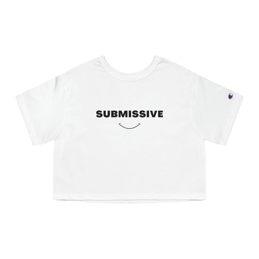 The submissive Smile | Champion Cropped T-Shirt