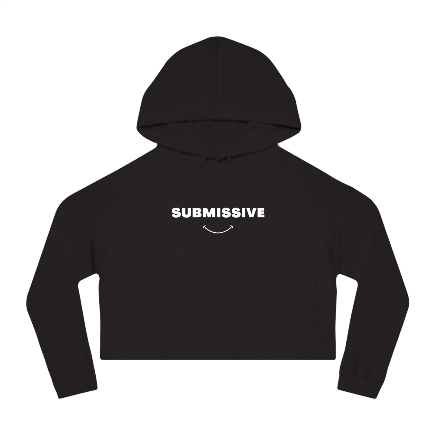 The submissive Smile | Cropped Hoodie
