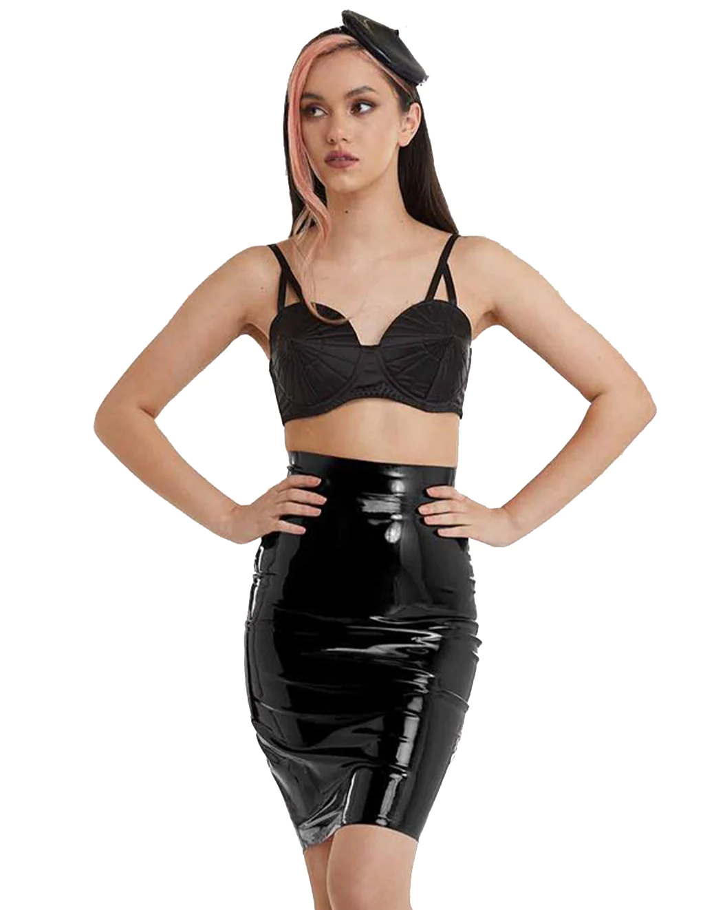 Vinyl hobble clearance skirt