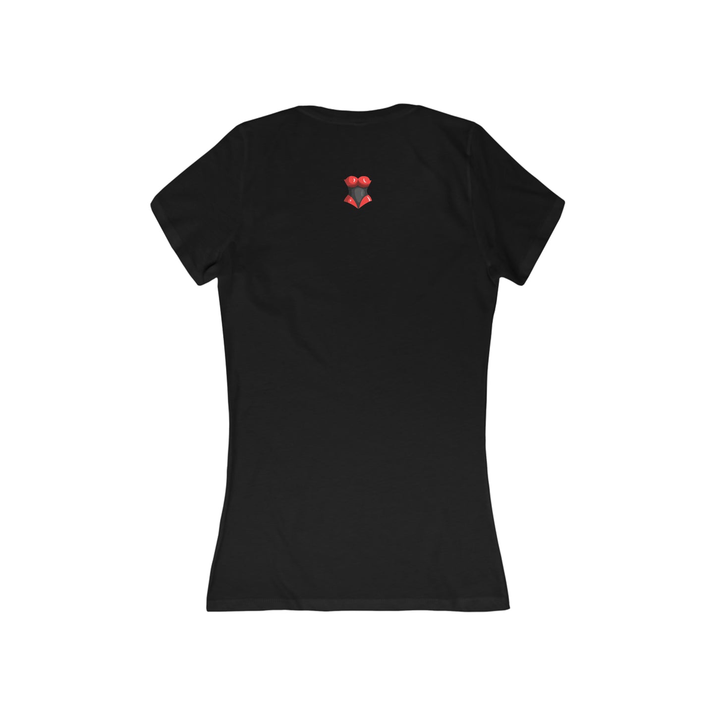 The submissive Smile | Fitted V-Neck Tee