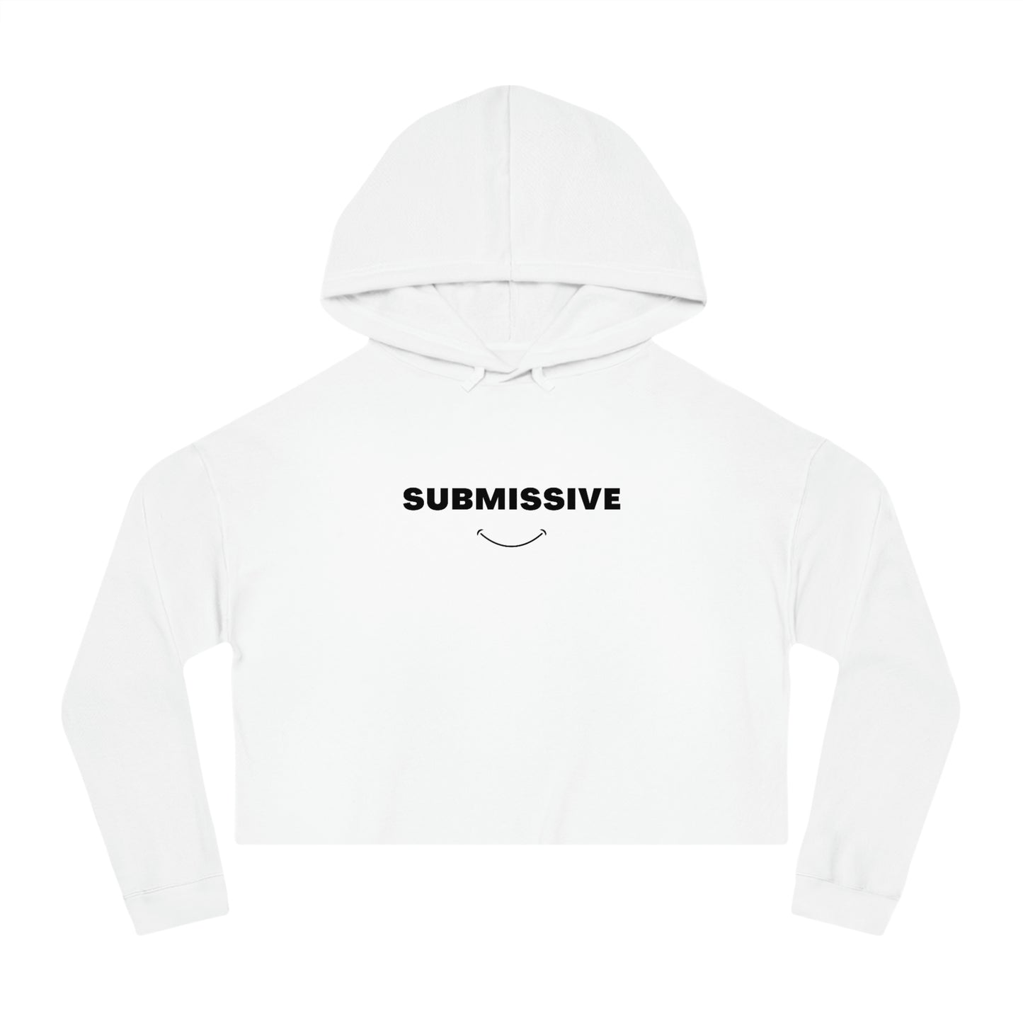 The submissive Smile | Cropped Hoodie