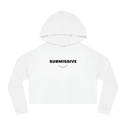 The submissive Smile | Cropped Hoodie