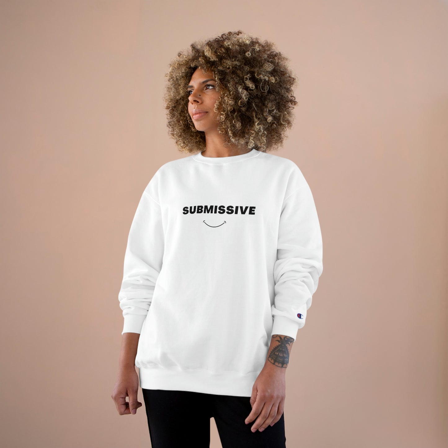 The submissive Smile | Champion Sweatshirt