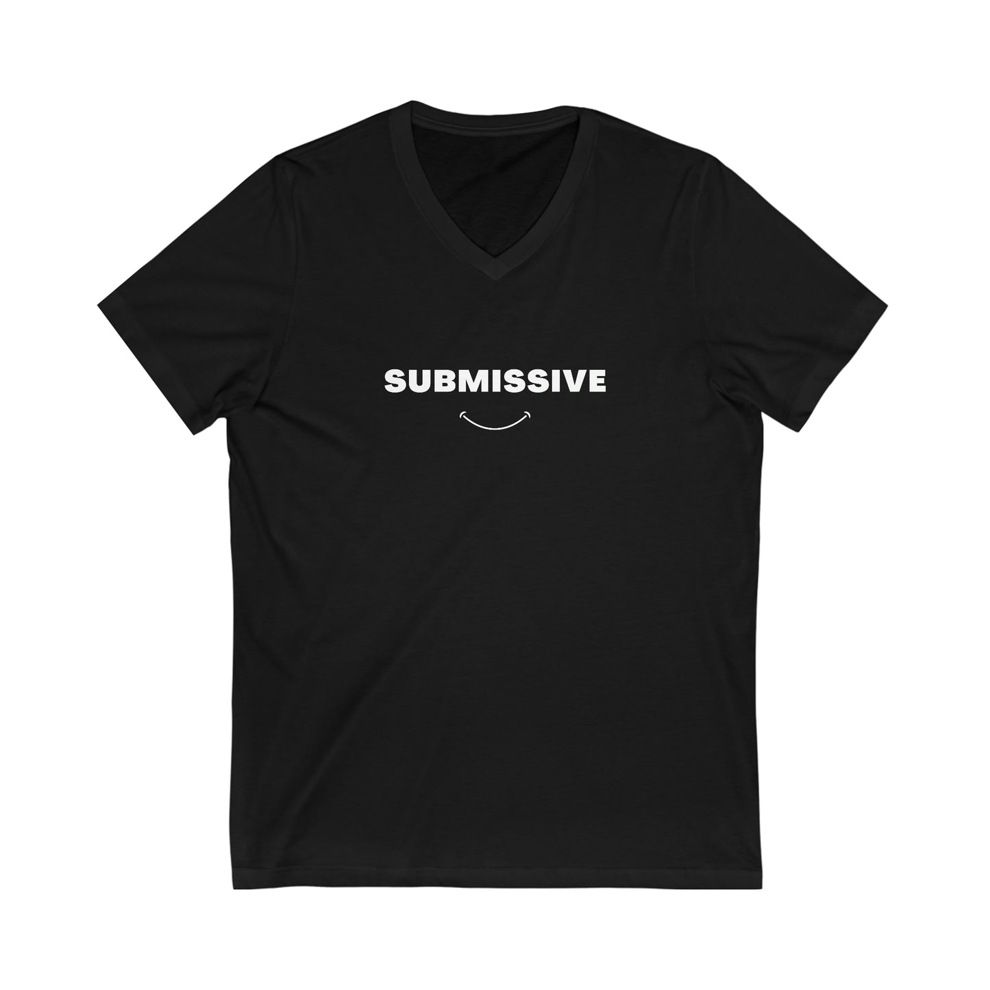 The submissive Smile | Relaxed Fit V-Neck Tee